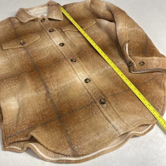 New Wilfred Free The Ganna Shirt Jacket Size XL COLOUR Elaine WLDWD BROWN⭐️⭐️⭐️ - Picture 6 of 17